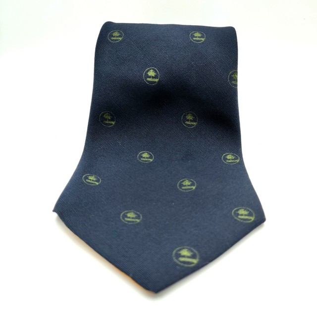 Atkinsons Irish Poplin Silk/Wool Tie Tailored Ireland Navy Gold eBay