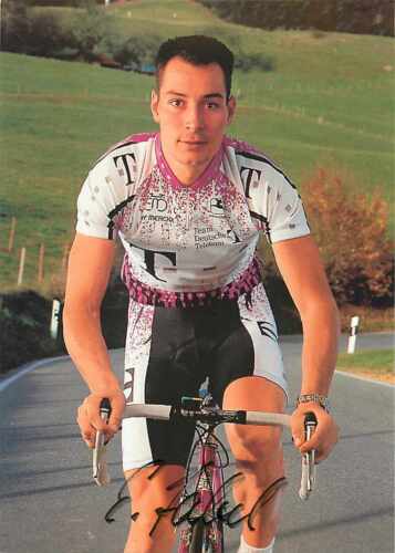 Erik Zabel Autogrammkarte Team Deutsche Telekom Radsport 1994