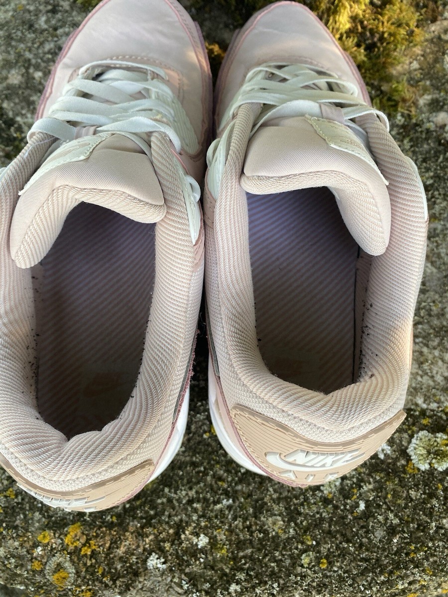 Nike Air Max 90 Shoes Barely Rose White DJ3862-600 Women's Size