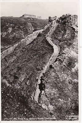 The Steps, King Arthur's Castle, TINTAGEL, Cornwall RP
