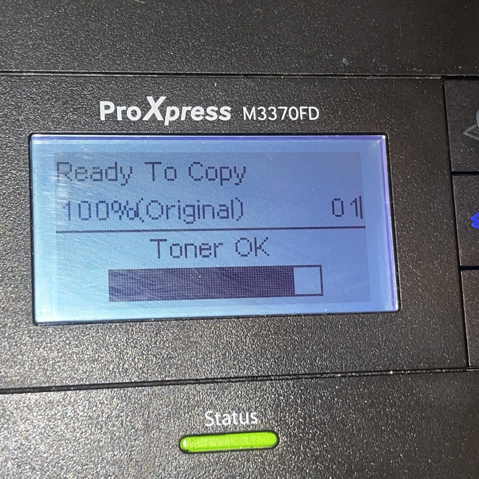 Samsung Pro Xpress M3370FD - Lightly Used; Only 1752 Page Count. No Manual. - Image 3 of 4