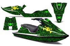 Jet Ski Graphics Kit Decal Sticker For Sea-Doo XP 1993-1996 CircuitBRKR Green