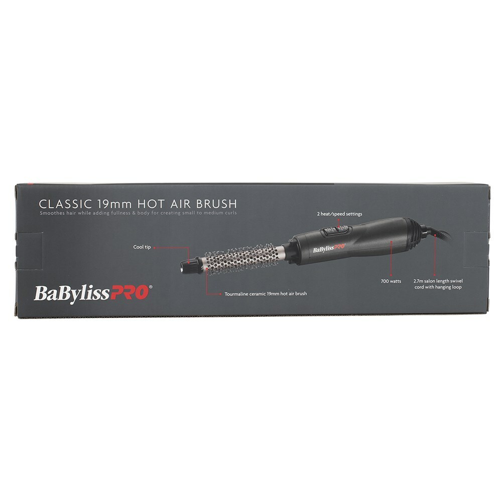 BaBylissPRO Classic Hot Air Brush 19mm SALON BaByliss PRO Free