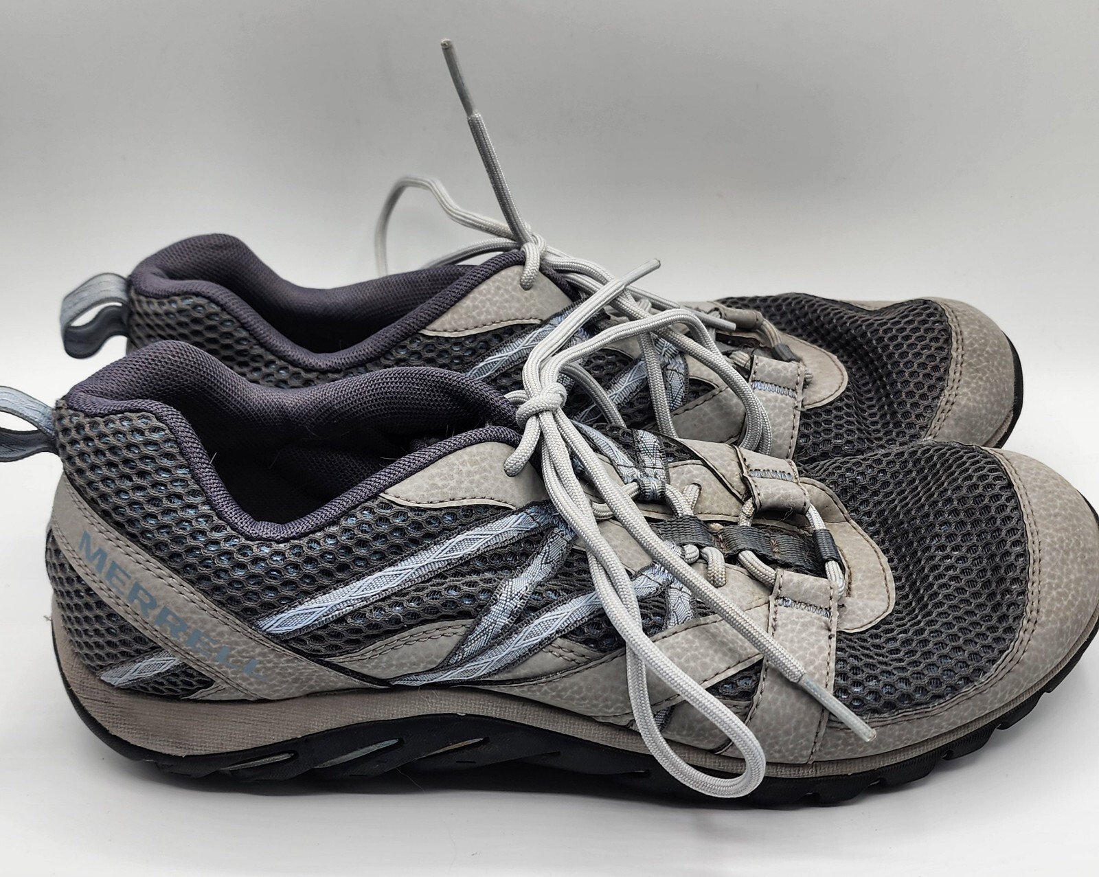 Scarpe da corsa Merrell Riverberd 3 donna trail grigio J036164 sneakers taglia 10