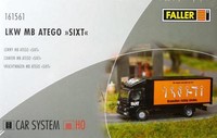 "Faller 161561 H0 - CAR- System \" Lkw Mb Atego Koffer \" Sixt \" Neu & Ovp"