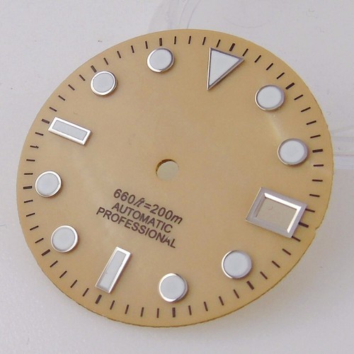 28.5mm Mother of Pearl Dial Hands Set Fit NH35A NH36A 7s26 Automatic Movement - Picture 6 of 32