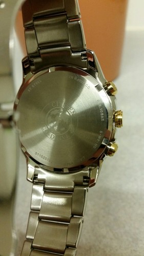 citizen eco-drive chronograph watch (b612-s095476) rrp 300