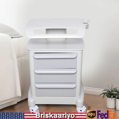 Dental Lab Mobile Cart  Medical Trolley Auto-Water Bottle Supply