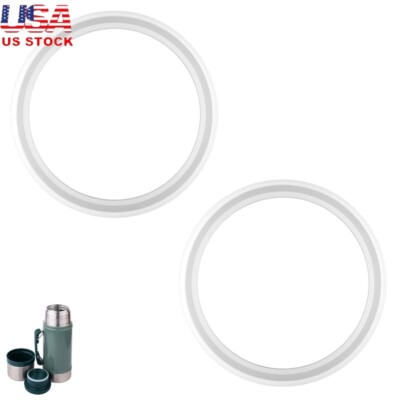 2pcs Silicone Gasket Replacement Food Jar Leak Proof Seal Ring New