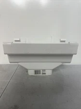 Amerimax Gutter Drop Outlet Vinyl White 9"H x 6.25"W x 4.9"L M0706