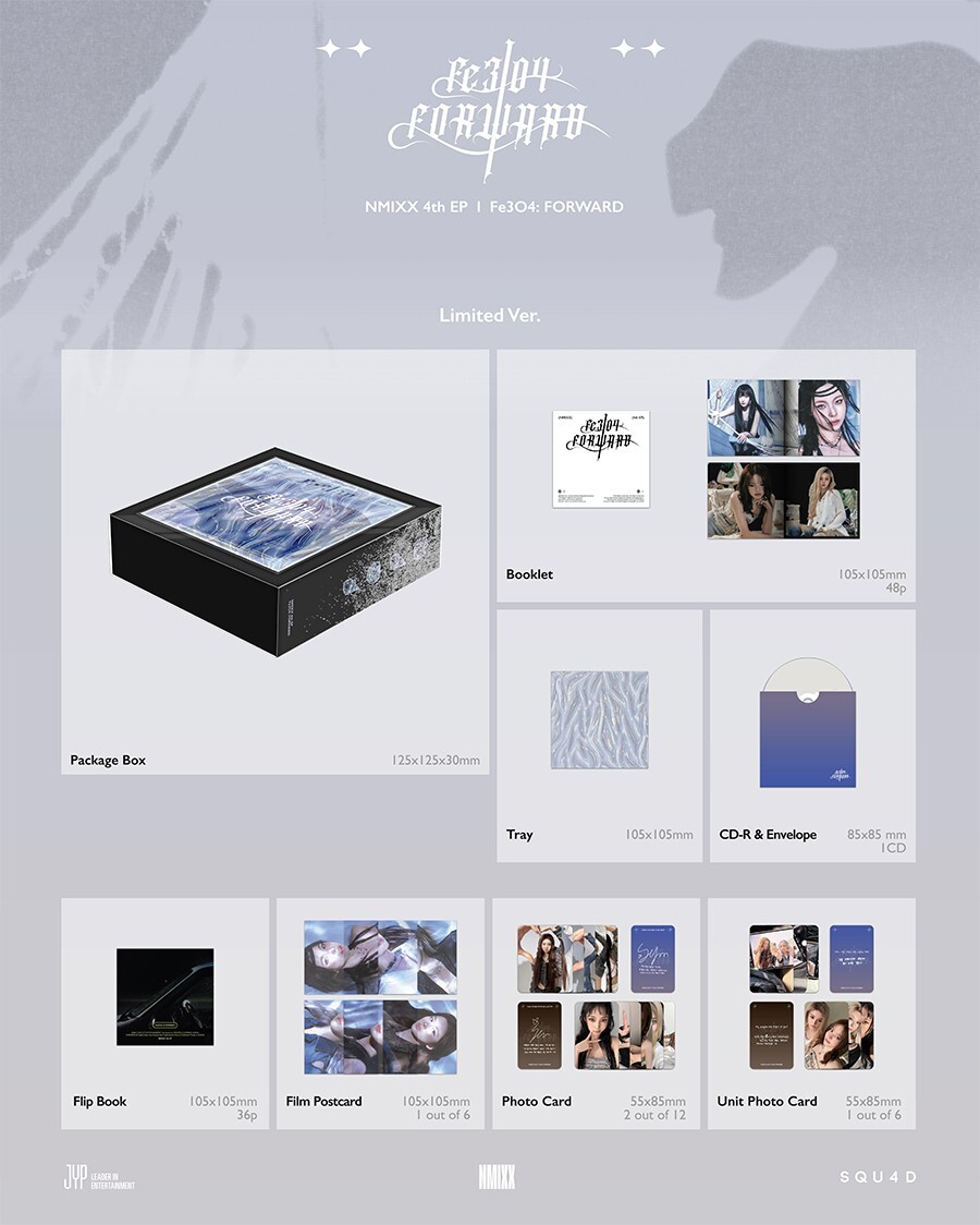 NMIXX FE3O4:FORWARD 4th Mini Album LIMITED Ver./CD+2 Book+Film+3