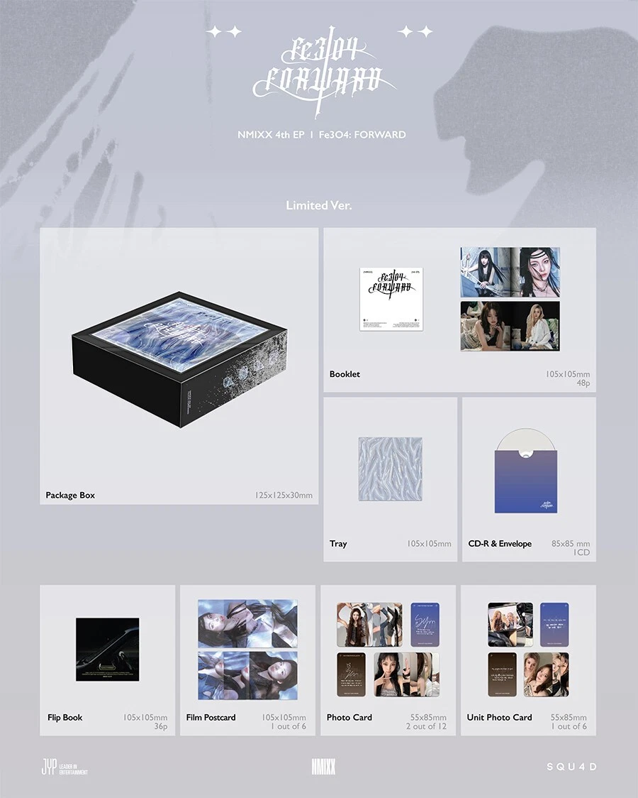 NMIXX FE3O4:FORWARD 4th Mini Album LIMITED Ver./CD+2 Book+Film+3