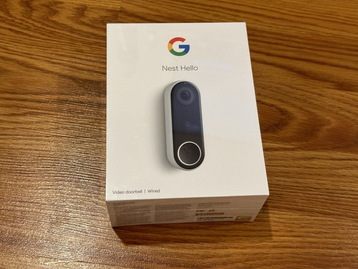 Google Nest Hello Smart Wi-Fi Wired Video Doorbell (NC5100US  display picture 1