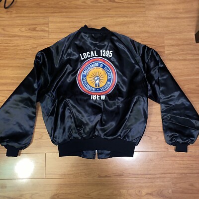 Vintage IBEW International Brotherhood Electrical Workers Jacket L