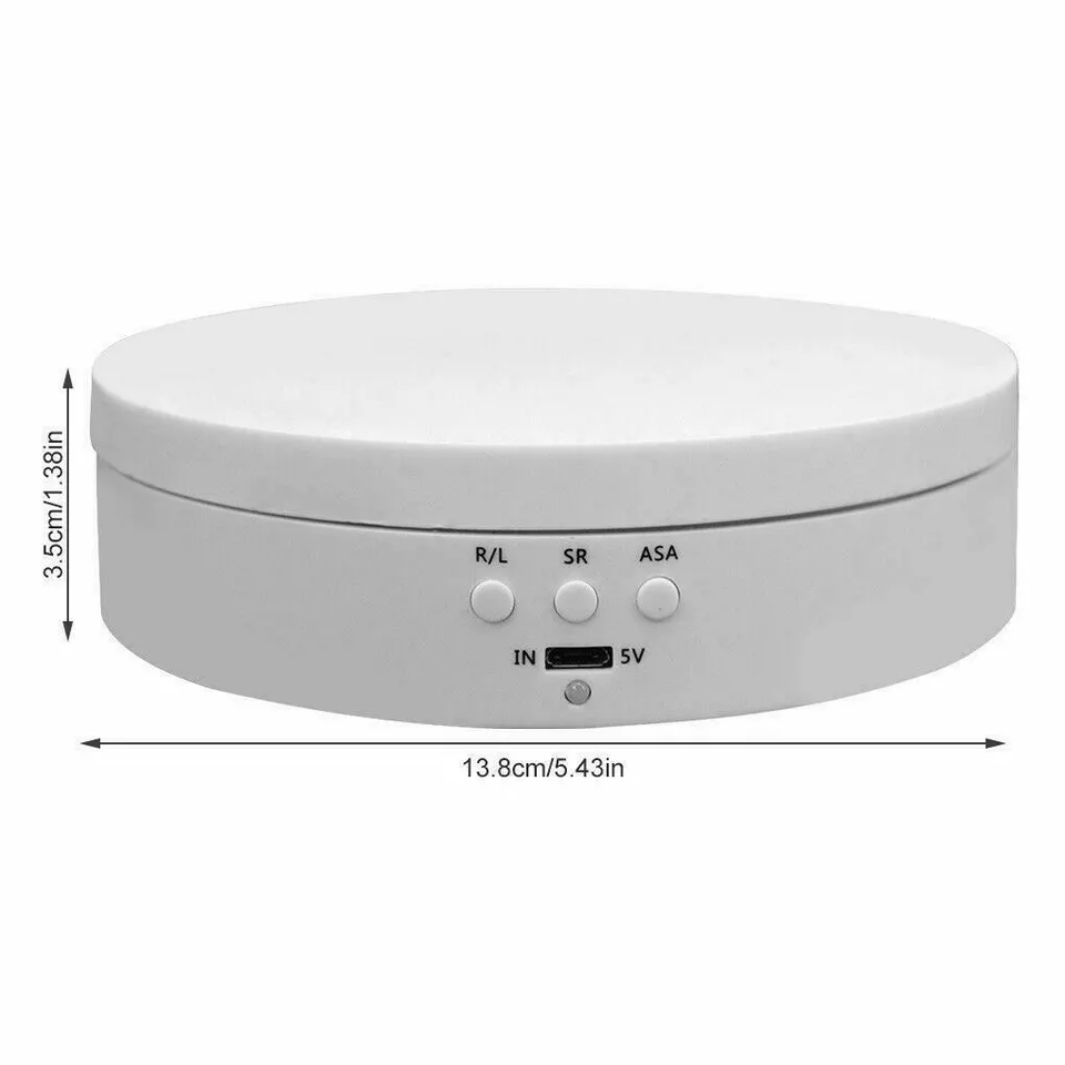 360° Electric Motorized Rotating Display Stand Jewelry Photography Show Holder - Image 4 of 4