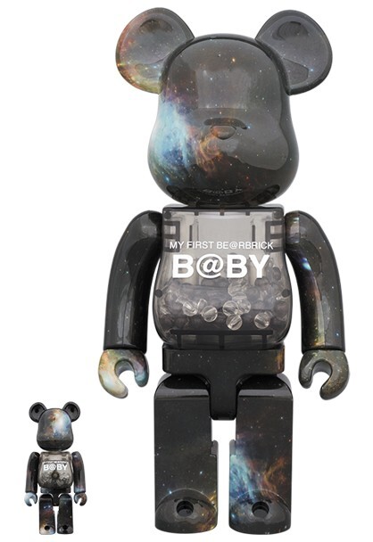MY FIRST BE@RBRICK 400% & 100% B@BY SPACE Ver. MEDICOM TOY MY FIRST BE@RBRICK 400% & 100% B@BY SPACE Ver. MEDICOM TOY