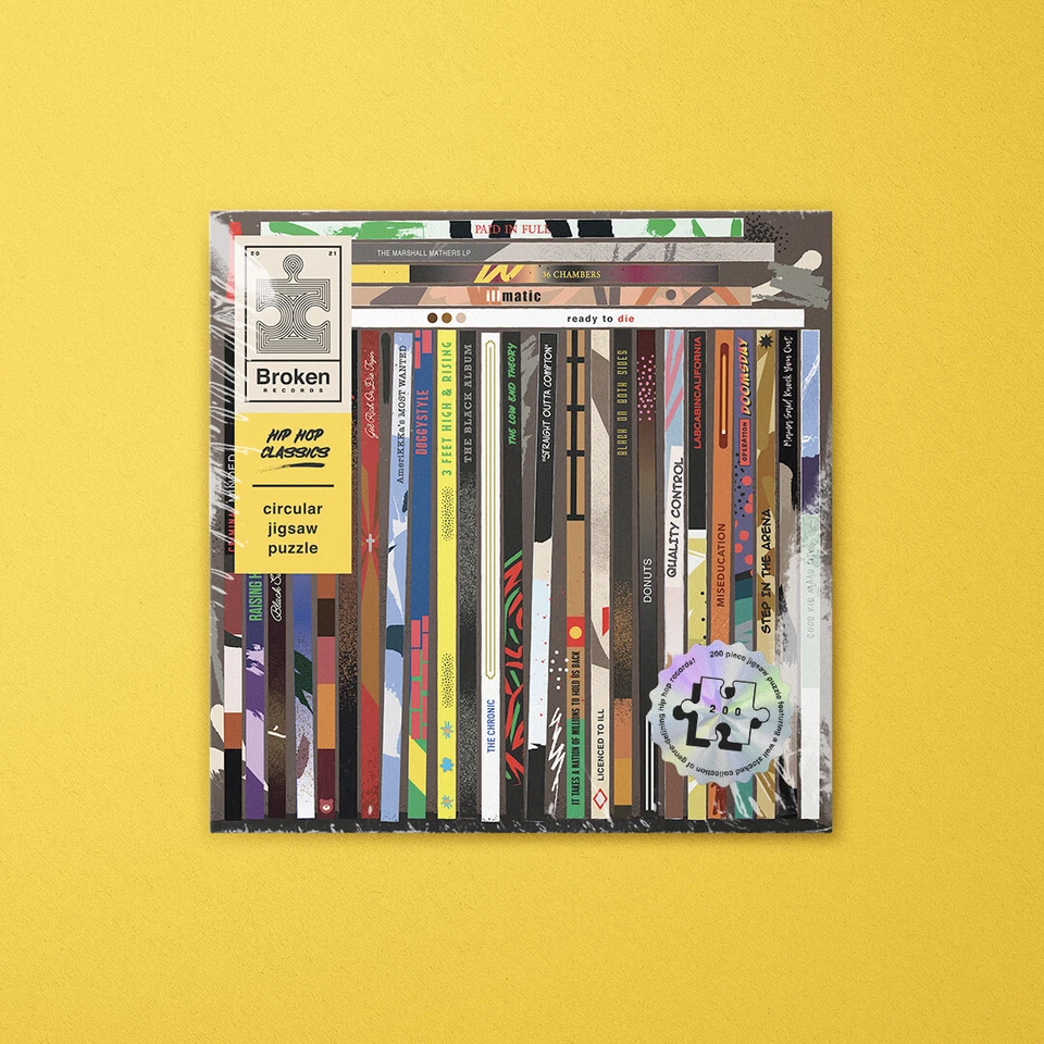 Luckies - Broken Records Jigsaw Puzzle HIP HOP LEGENDS - Image 2 of 2