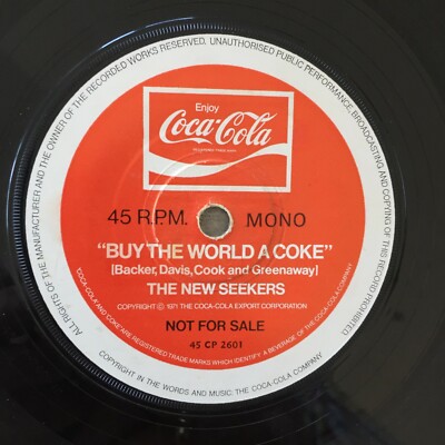 Buy The World A Coke /It's The Real Thing: V.A. (CP 2601 Coca-Cola Werbe-Single)