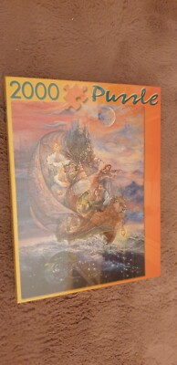 2000 Teile Puzzle Art Impression Puzzle Reise zum Paradies  Josephine Wall neu