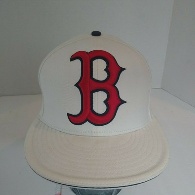 white boston red sox baseball cap
