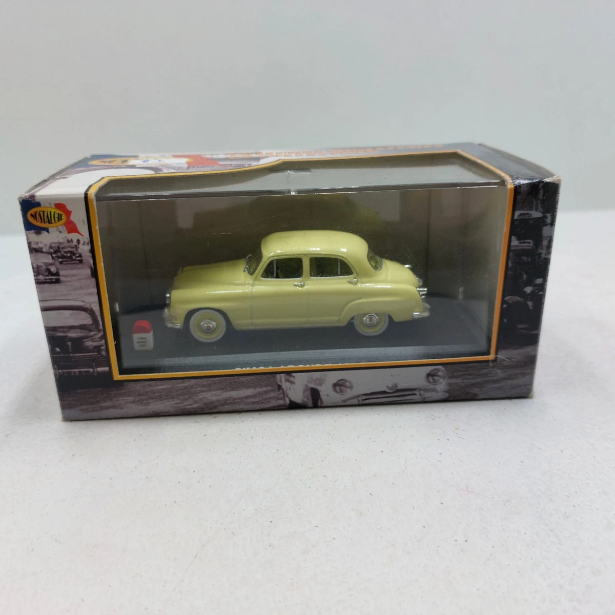 Label 43 1/43 Simca Aronde P60 Taxi Casablanca 1997 - Jaune - Miniature