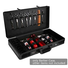 Barber Stylist Suitcase Carrying Case Box For Clippers Trimmers Scissors Combs