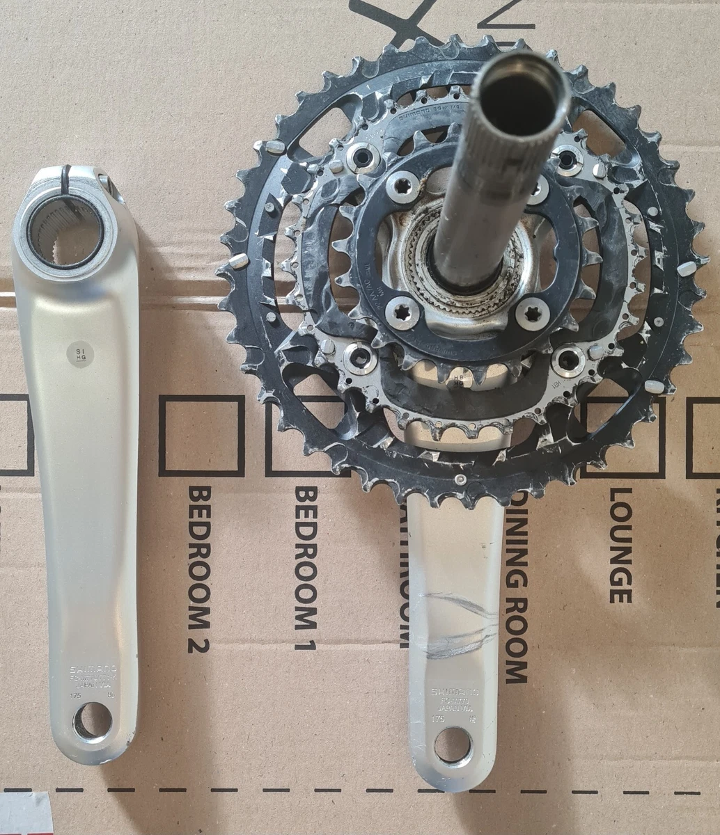 shimano deore 9 speed triple chainset