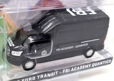 Greenlight 1/64 Ford Transit 2015 FBI Academy Quantico Van Diecast Model Car - Photo 1/4