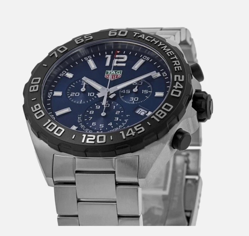 Reloj cronógrafo de cuarzo azul para hombre Tag Heuer Formula 1 usado CAZ101AV.BA0842 Foto 2 de 4