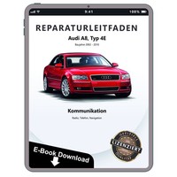 Audi A8 4E 2002-2010 Radio Navigation Kommunikation Werkstatthandbuch PDF Datei