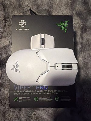 Razer Viper V2 Pro Wireless Gaming Mouse White & Razer Hyper