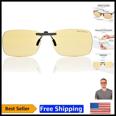 Clip-On Blue Light Blocking Eyewear for Ultimate Screen Comfort - Unisex Adult