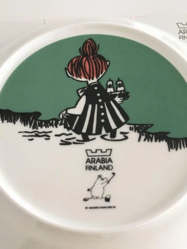 Moomin m226 Time Arabia Little My Plate Discontinued - Picture 4 of 6