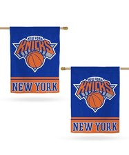 N.Y Knicks Garden Flag Double Sided 12x19 Yard Hanging Flag NBA New In Package 