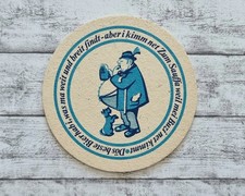 Herzoglich Bayerische Brauhaus Tegernsee Bierdeckel Mann Bierbauch Buzi Reklame
