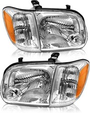 AS Headlight Assembly Compatible with2005 2006 Toyota Tundra Double/Crew Cab and