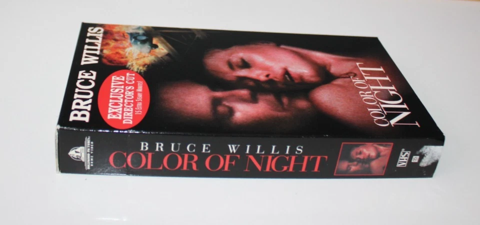 The Color Of Night VHS Movie Exclusive Director's Cut Bruce Willis - Image 4 of 4