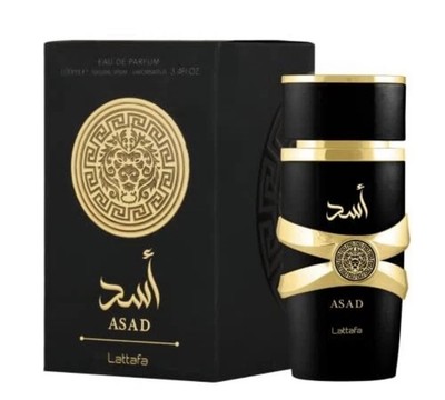 Lattafa Perfumes Asad for Unisex Eau de Parfum Spray, 3.4 Ounce