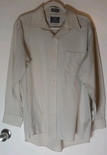 Mens Stafford Wrinkle Free Dress Shirt-Size 16 1/2 34-Long Sleeve