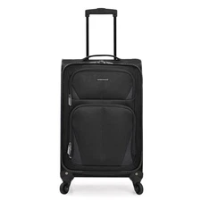  Aviron Bay Expandable Softside Luggage With Spinner Carry-on 23-Inch Black