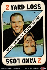 1971 Topps Game #39 Daryle Lamonica Raiders Notre Dame 3 - VG