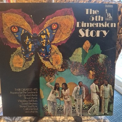 THE 5TH DIMENSION ''THE 5TH DIMENSION STORY'' DOUBLE VINYL LP GERMANY VG+