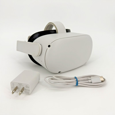 Meta Oculus Quest 2 VR 128GB HEADSET ONLY - No Controllers (Tested and cleaned)
