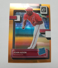 2022 Donruss Optic Joan Adon Orange Prizm Rated Rookie 061/125 Nationals #87