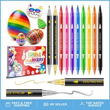 Artistic 10-Color Edible Icing Pens - Fun Decorating Tools for Holidays & Treats
