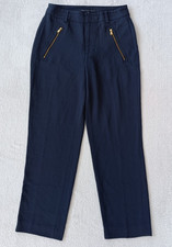 Marc By Marc Jacobs womens Navy Blue Triacetate Trousers Pants size 6