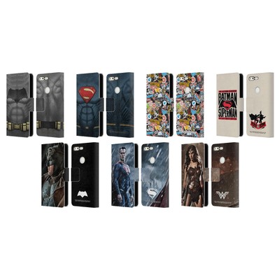 BATMAN V SUPERMAN: DAWN OF JUSTICE GRAPHICS LEATHER BOOK CASE FOR GOOGLE PHONES
