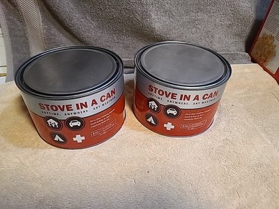  Lot Of 2 ''Stove In A Can''  Camp Stove  Design Prepper Camping Emergency