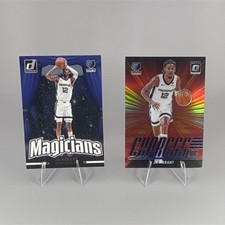 Panini Ja Morant Memphis Grizzlies 2 NBA Cards Donruss Magicians Optic Express