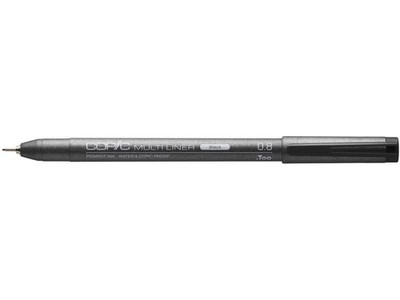 COPIC Fineliner MULTILINER, 0,8 mm, schwarz 1 bis 48 Stk SPARE 72%